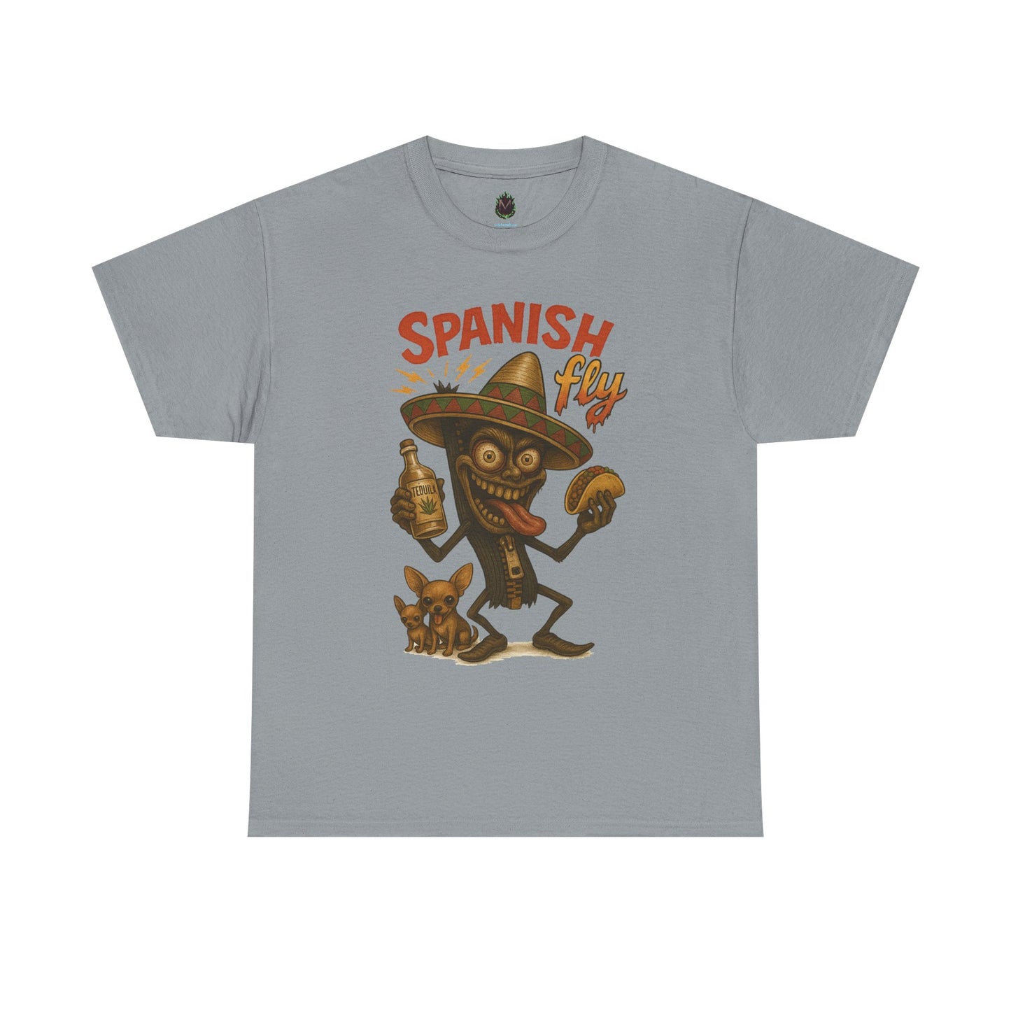 Spanish Fly – Tequila, Tacos & Trouble Tee