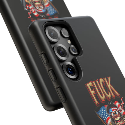 Phone Case — "FUCK YEA" Patriotic Skeleton Soldier Graphic