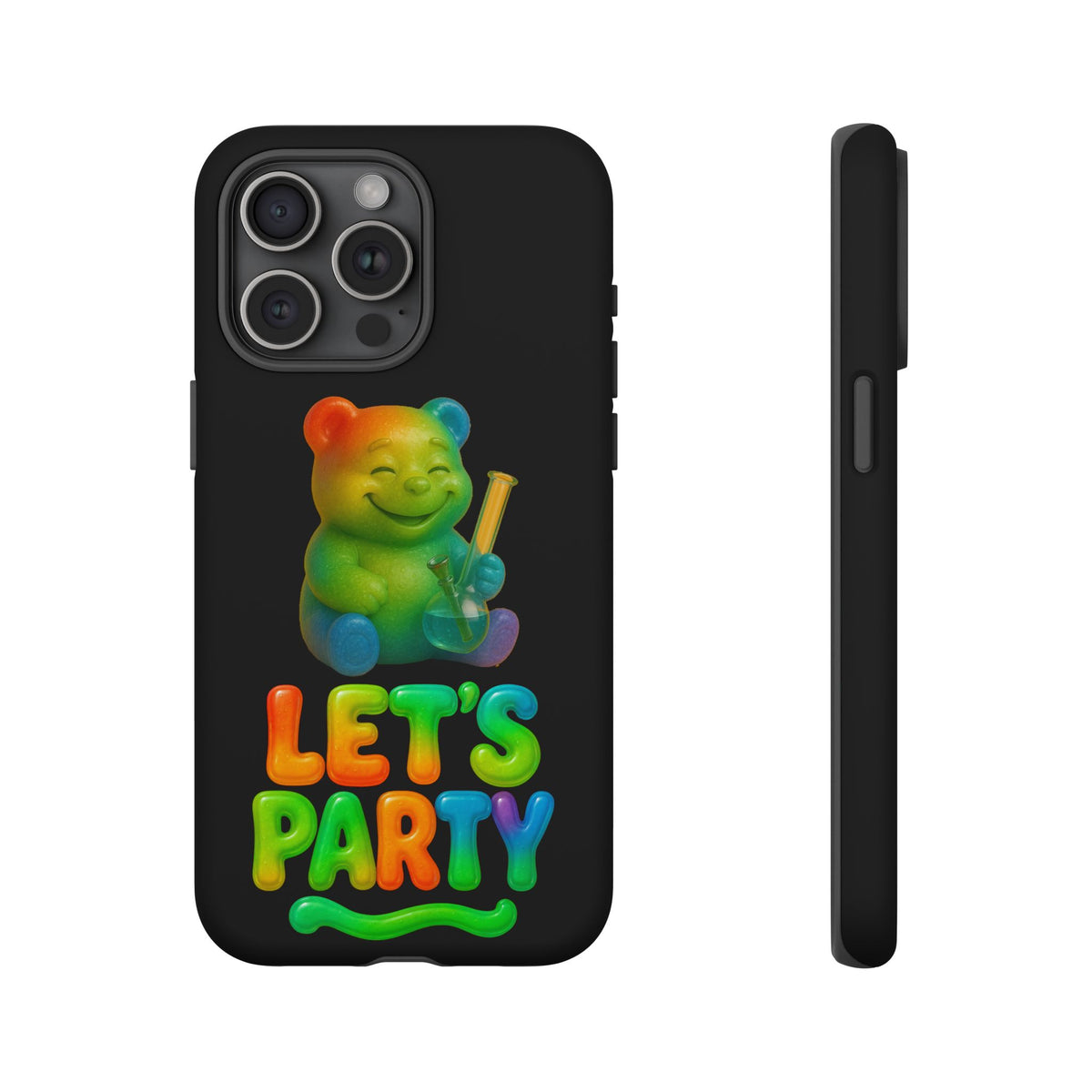 Let's Party Rainbow Bear Phone Case