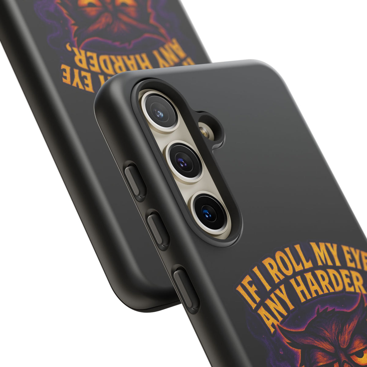 Phone Case — 'If I Roll My Eye Any Harder I'll Take Flight' Owl Graphic