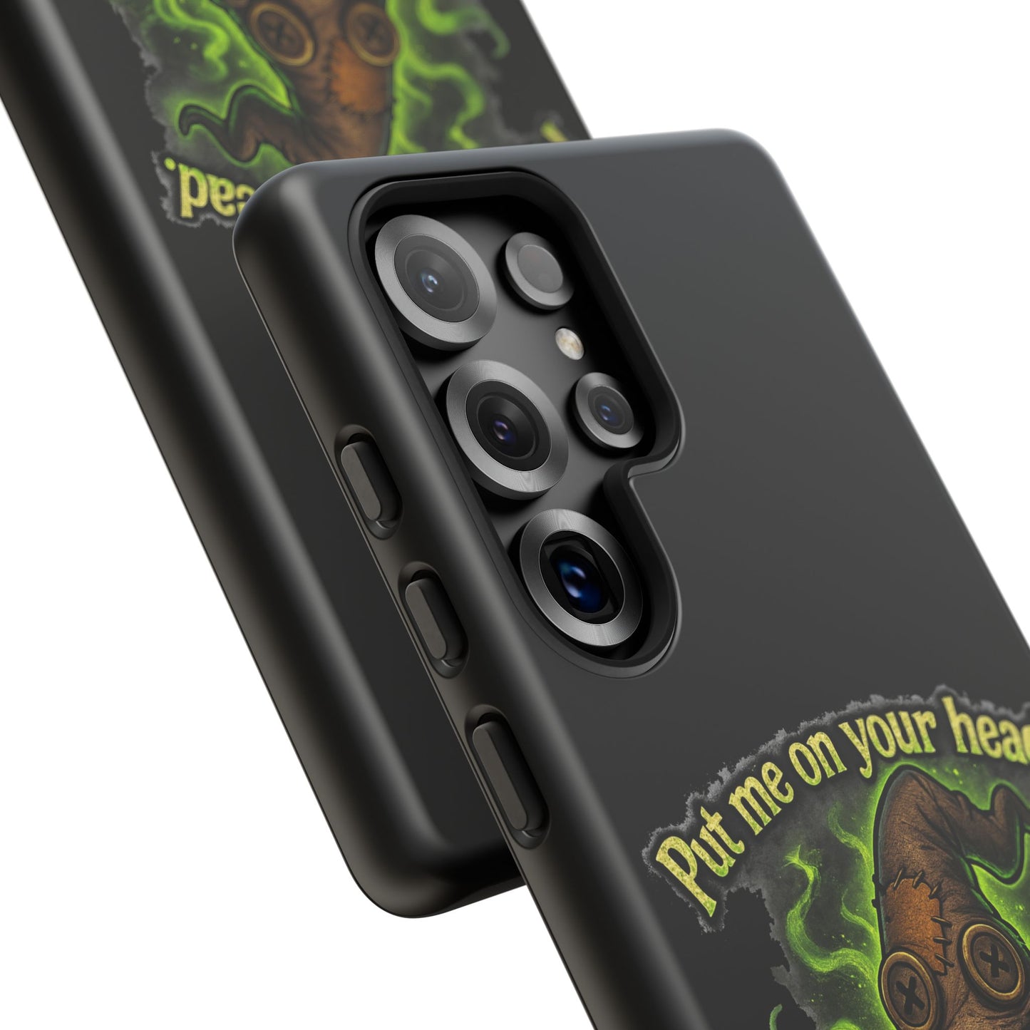 Phone Case — 'Put Me On Your Head, I Double Dare You' Witch Hat Horror Design