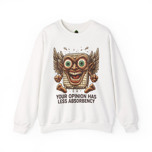 Your Opinion Has Less Absorbency – Flying Maxipad Sweatshirt