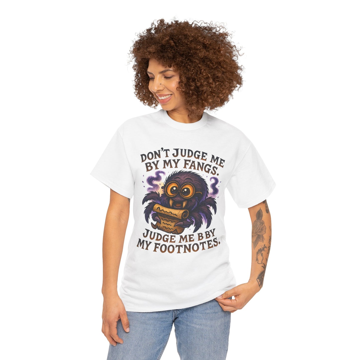 Don’t Judge Me By My Fangs Owl T-Shirt | Halloween Cute Spooky Tee