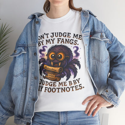 Don’t Judge Me By My Fangs Owl T-Shirt | Halloween Cute Spooky Tee