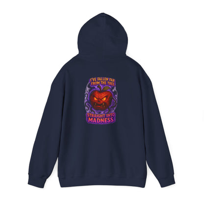 Pumpkin Demon Hoodie — "Straight Into Madness" Halloween Sweatshirt