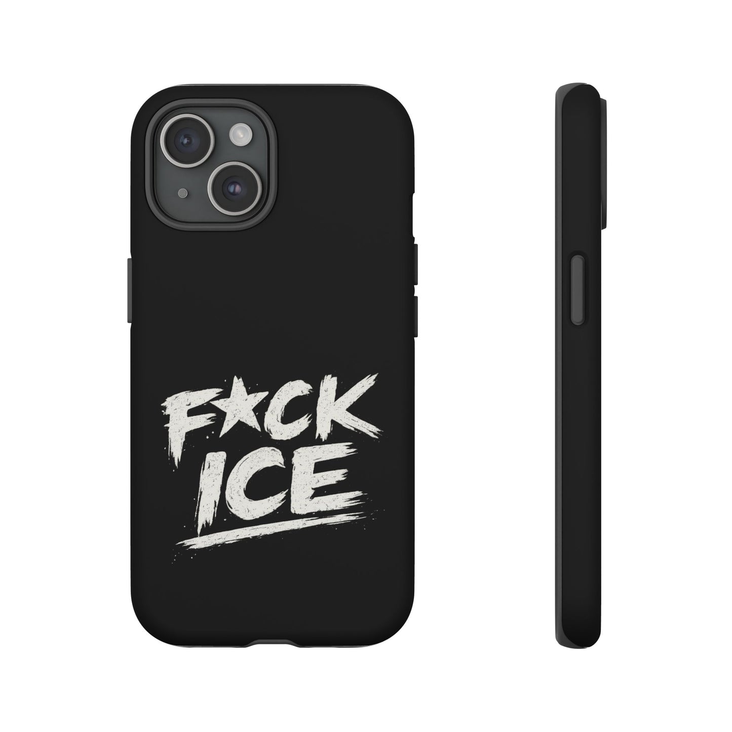 Phone Case — “F*ck Ice” Bold Protest Graphic Protective Case