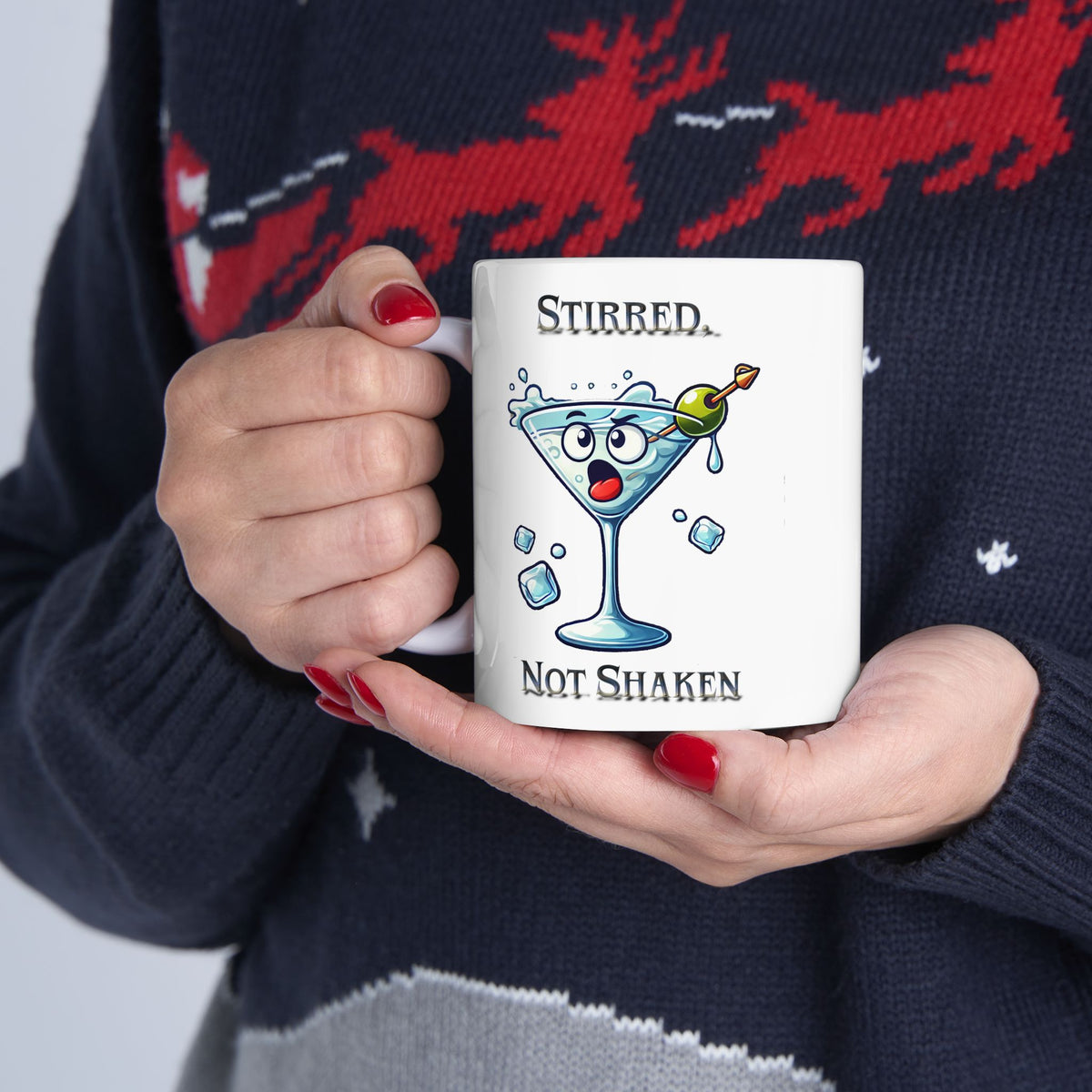 Stirred Not Shaken Martini Mug
