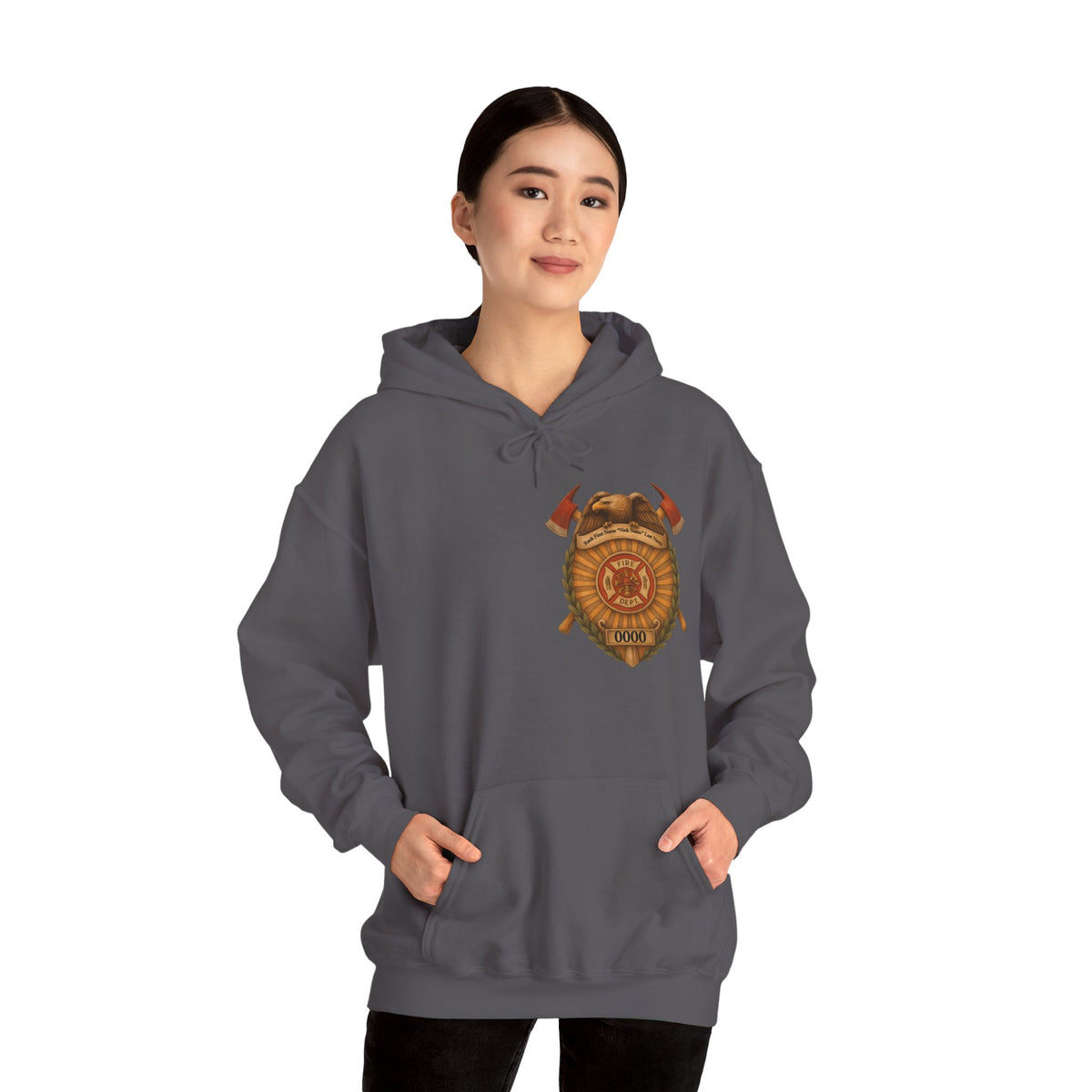 Heat of Danger Firefighter Hoodie