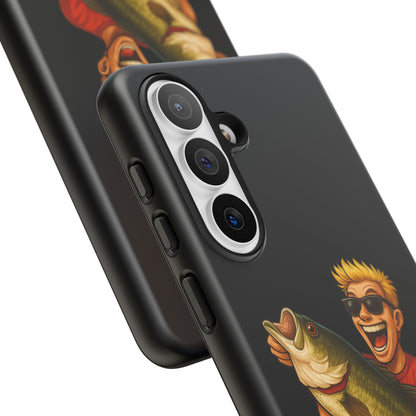 Fishing Phone Case — "I Came. I Cast. I Conquered." Graphic Bass Design