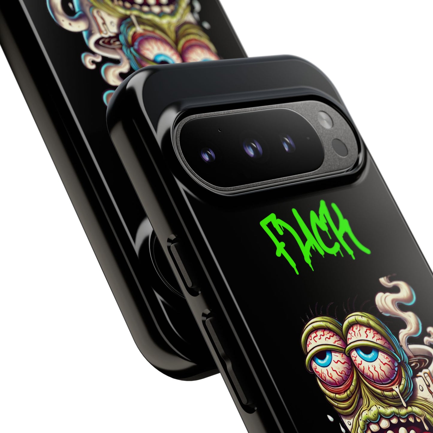 Phone Case — "F*** Monday" Grotesque Coffee Monster Shock Art