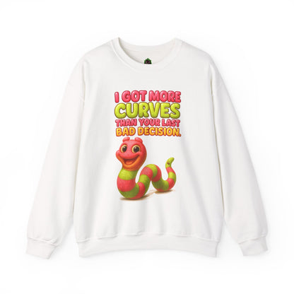 More Curves Than Your Last Bad Decision Crewneck