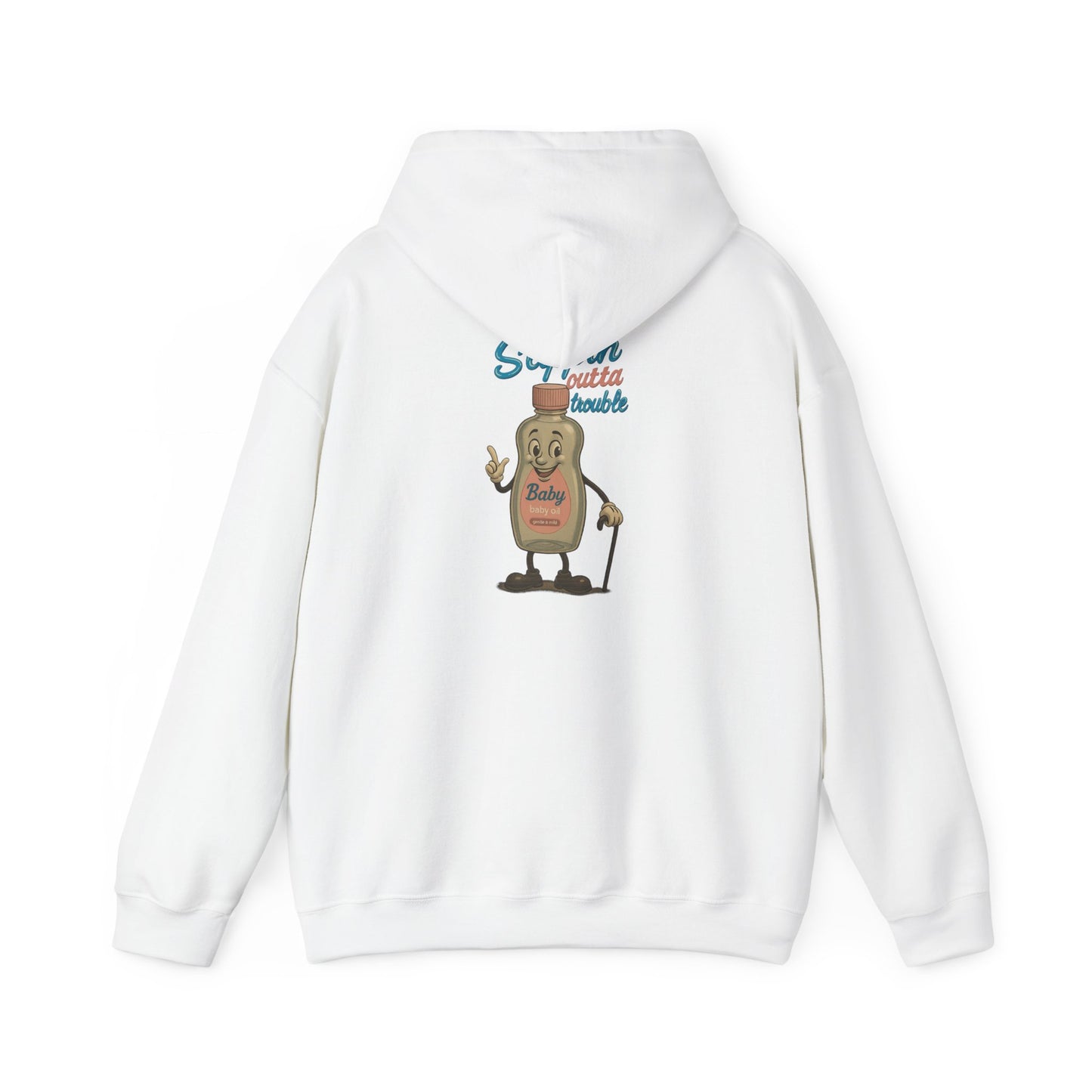 Slippin’ Outta Trouble Hoodie – Blue Script Edition