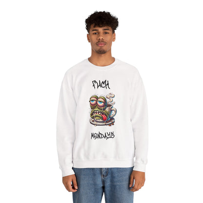 F*** Mondays Coffee Zombie Crewneck Sweatshirt