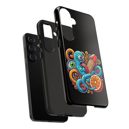 Octopus Surf Phone Case — Colorful Nautical Art Protective Phone Cover