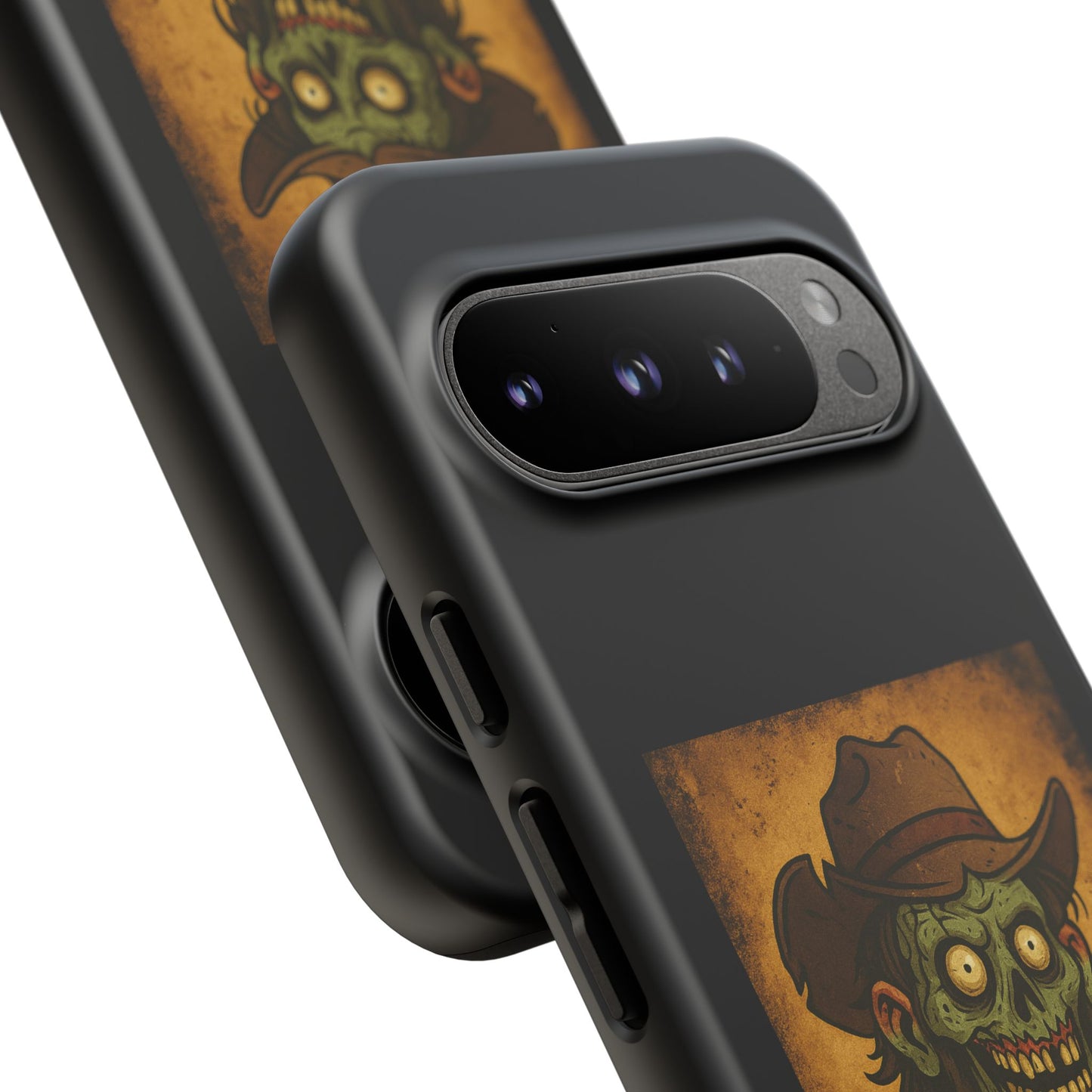 Zombie Cowboy Phone Case — "Ain't No Grave Gonna Hold This Yeehaw" Protective iPhone Cover