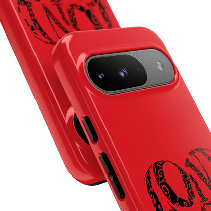 Red 'Love Justice' Heart Phone Case — Protective iPhone Cover, Valentine’s Gift