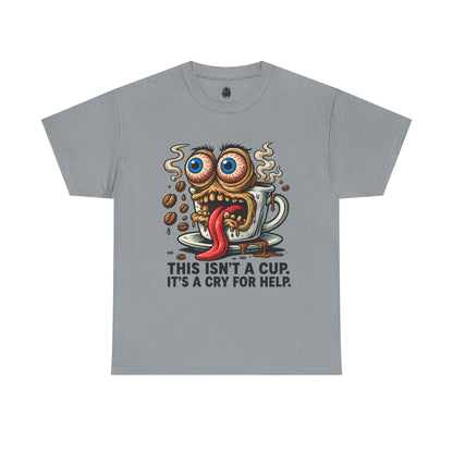 Cry for Help – Coffee Zombie Tee