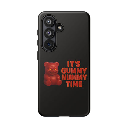 Phone Case — "It's Gummy Nummy Time" Red Gummy Bear Protective Case