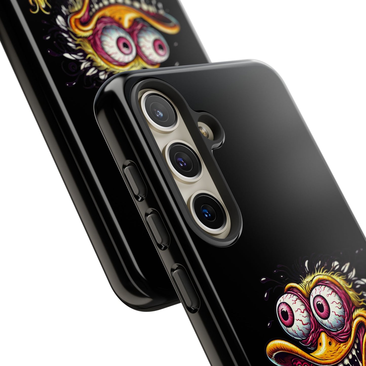 Duck Monster Phone Case — Crazy Cartoon Eye Duck Shock Design Tough Case