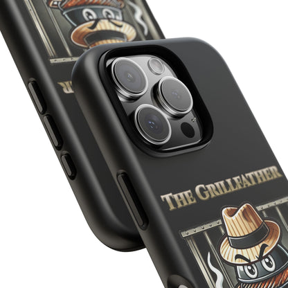 Grillfather Personalized Phone Case — Funny BBQ Smoker Design