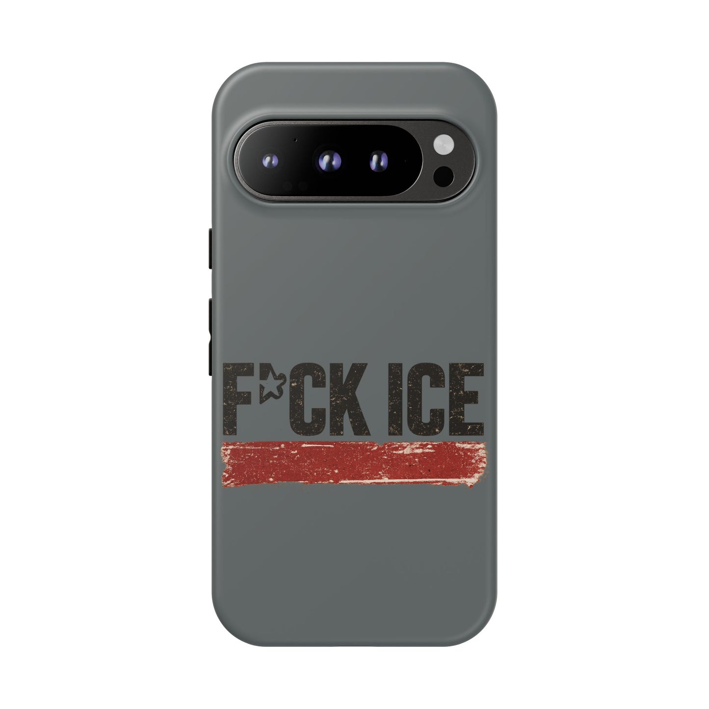 Phone Case - "F*CK ICE" Distressed Protest Design