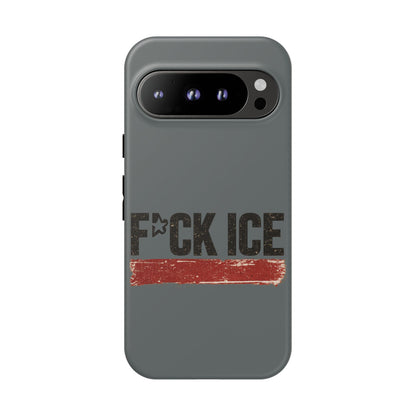 Phone Case - "F*CK ICE" Distressed Protest Design