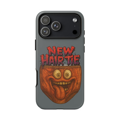 Phone Case — 'New Hairte' Funny Grinning Tongue-Out Monster Design