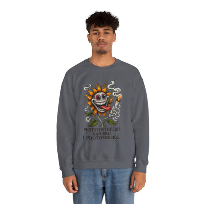 Photosmoke Sunflower Crewneck Sweatshirt