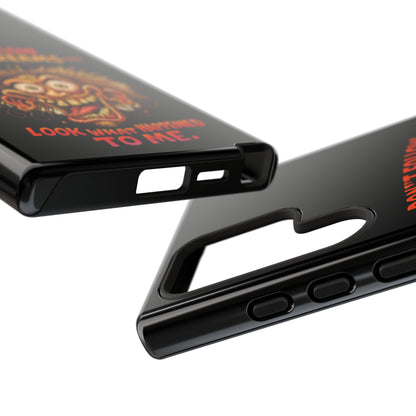Phone Case — “Don't Follow Your Dreams, Look What Happened to Me” Horror Graphic