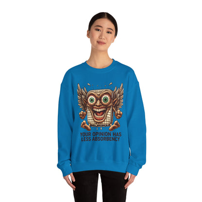 Your Opinion Has Less Absorbency – Flying Maxipad Sweatshirt