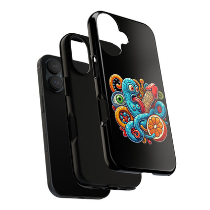 Octopus Surf Phone Case — Colorful Nautical Art Protective Phone Cover
