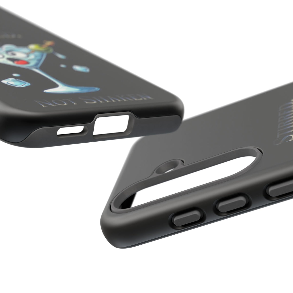 Stirred Not Shaken Phone Case — Funny Martini Cocktail Design