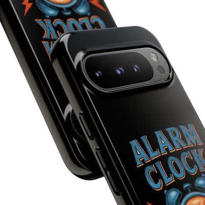 Phone Case — "Alarm Clock" Retro Screaming Clock Protective Cover