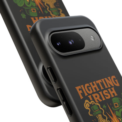 Phone Case — "Fighting Irish: Luck Ran Out, Fists Didn’t" St. Patrick’s Protective Cover