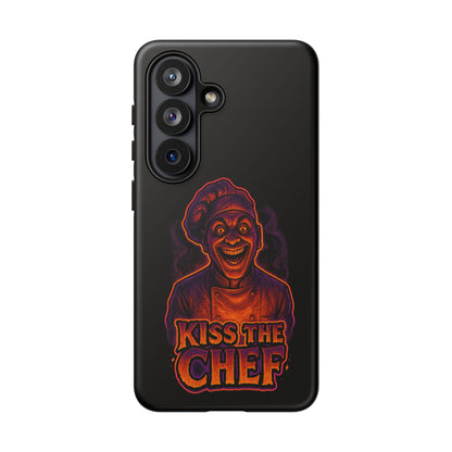 Phone Case — "Kiss the Chef" Neon Horror Chef Design