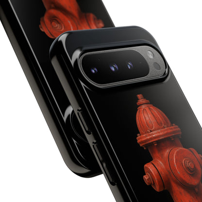 Red Fire Hydrant Phone Case — Tough Protective iPhone Cover