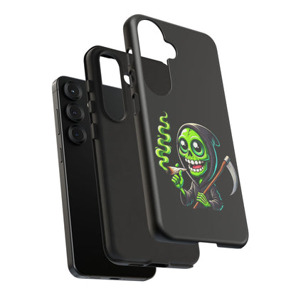 Grinning Green Reaper Phone Case