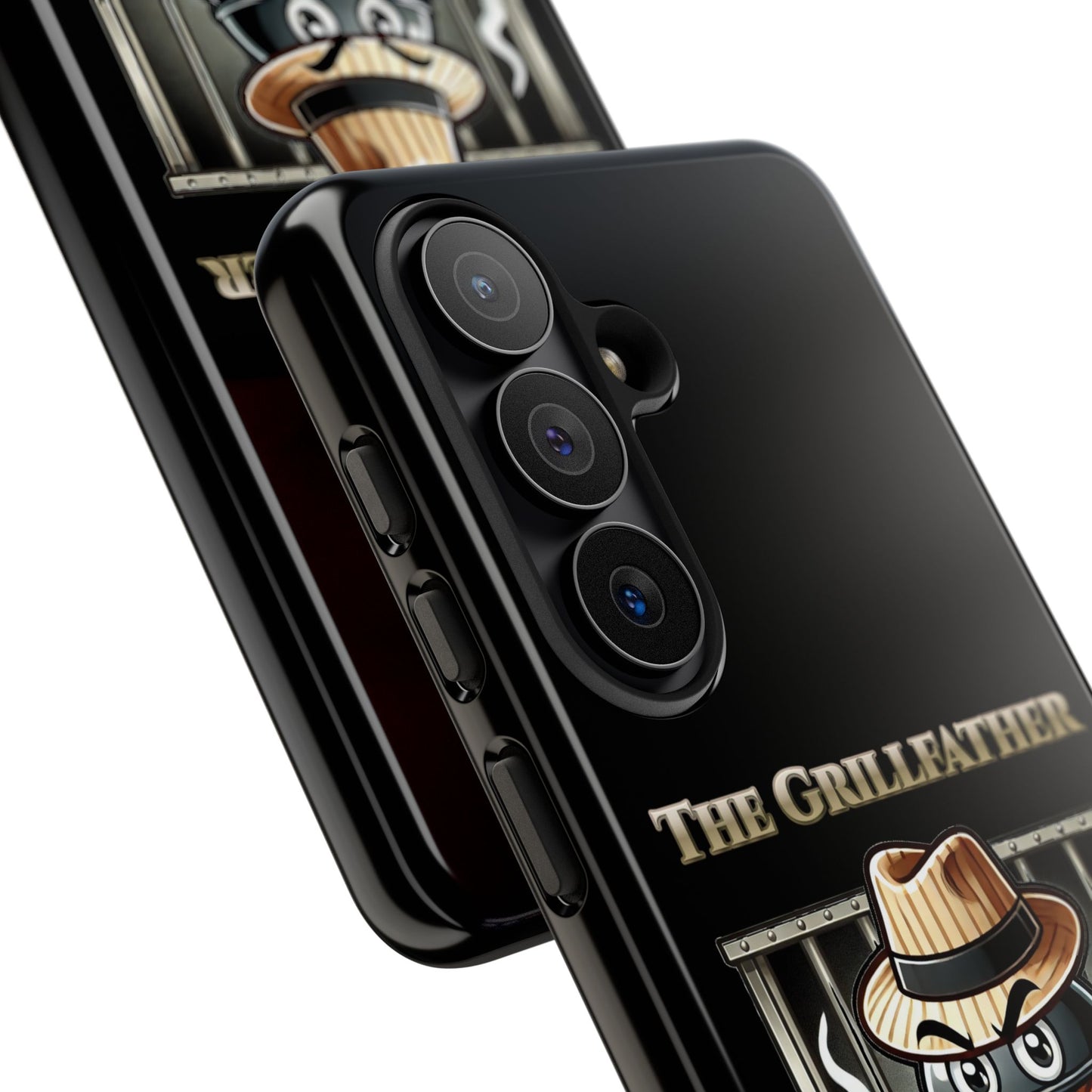 Grillfather Personalized Phone Case — Funny BBQ Smoker Design