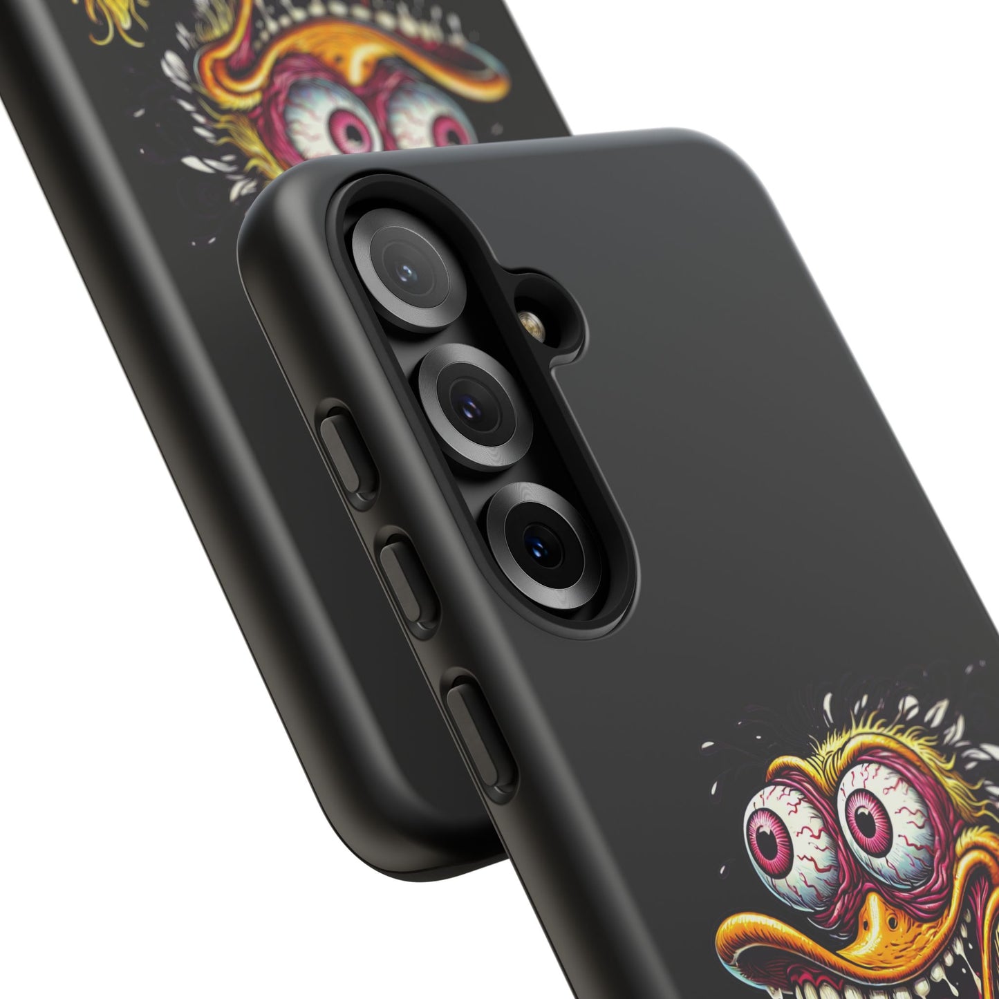 Duck Monster Phone Case — Crazy Cartoon Eye Duck Shock Design Tough Case