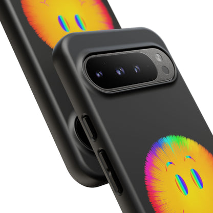 Phone Case — 'Dead Inside, But the Visuals Are Amazing' Rainbow Smiley
