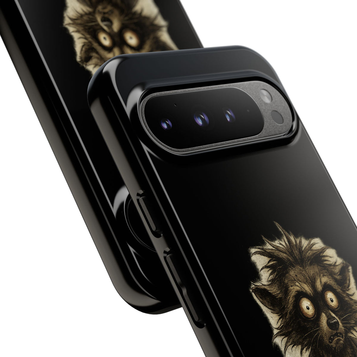 Phone Case — "Chosen by Darkness (Or Maybe Just Rabies)" Cute Creepy Lemur Design