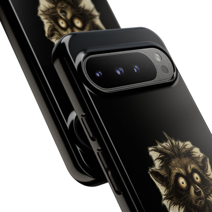 Phone Case — "Chosen by Darkness (Or Maybe Just Rabies)" Cute Creepy Lemur Design