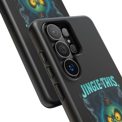 Phone Case - 'Jingle This, Santa' Spooky Holiday Protective Case