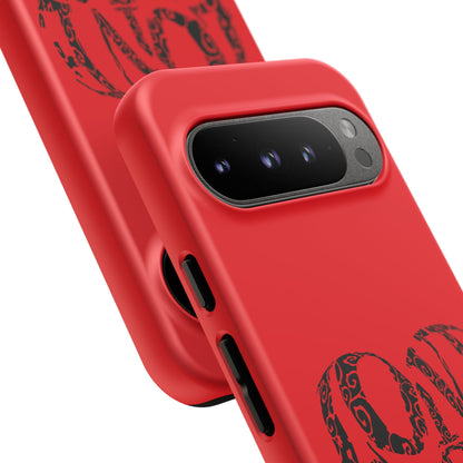 Red 'Love Justice' Heart Phone Case — Protective iPhone Cover, Valentine’s Gift