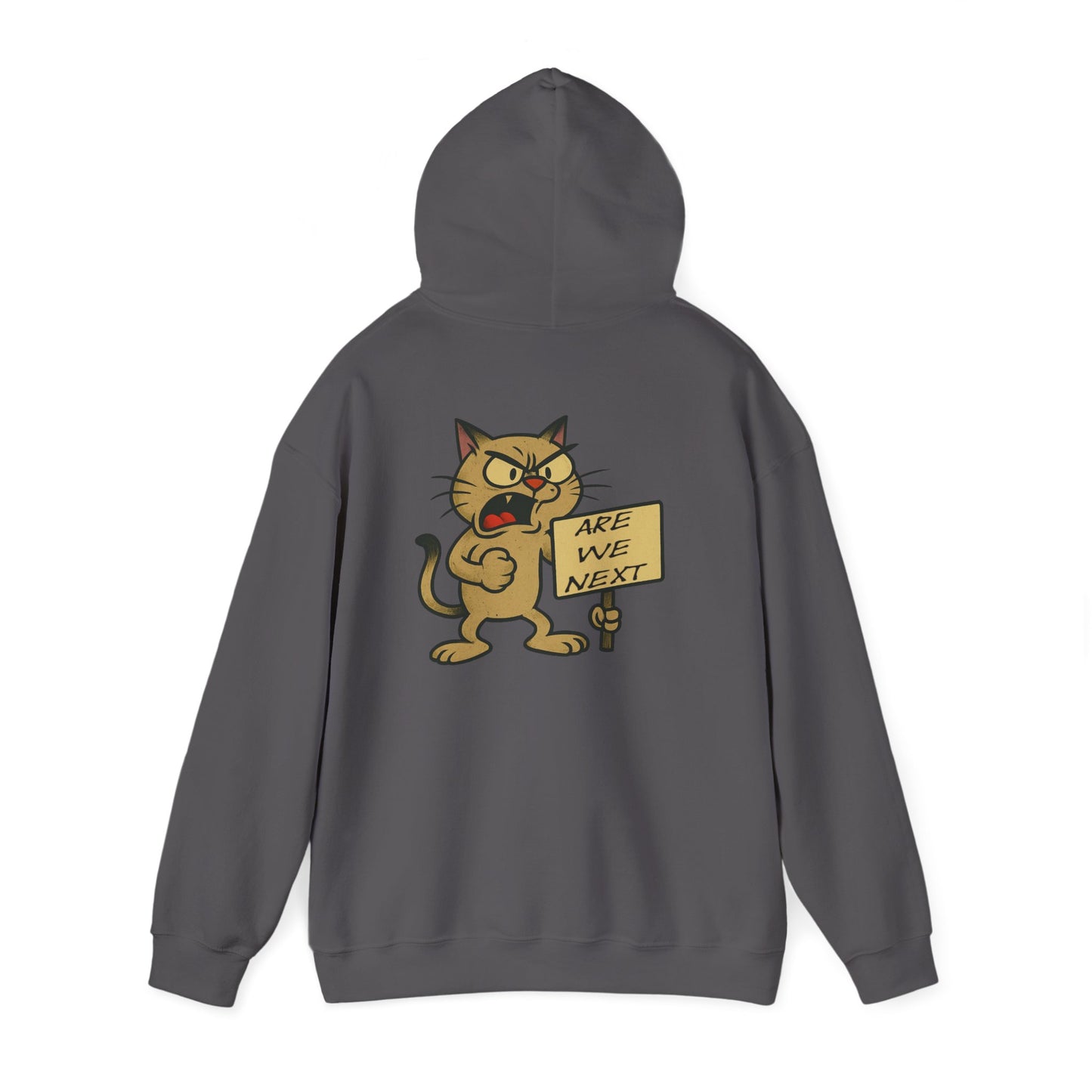Are We Next? Protest Cat Hoodie