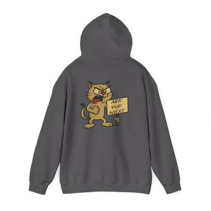 Are We Next? Protest Cat Hoodie