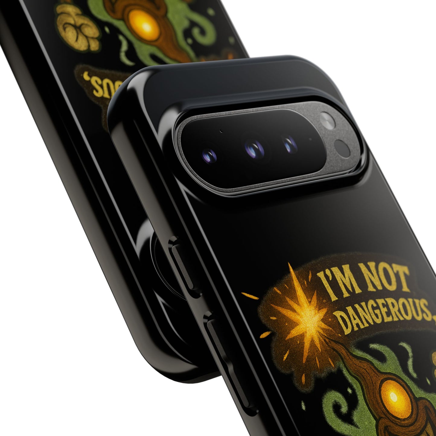 Phone Case — “I’m Not Dangerous, I’m Expressive” Monster Protective Case