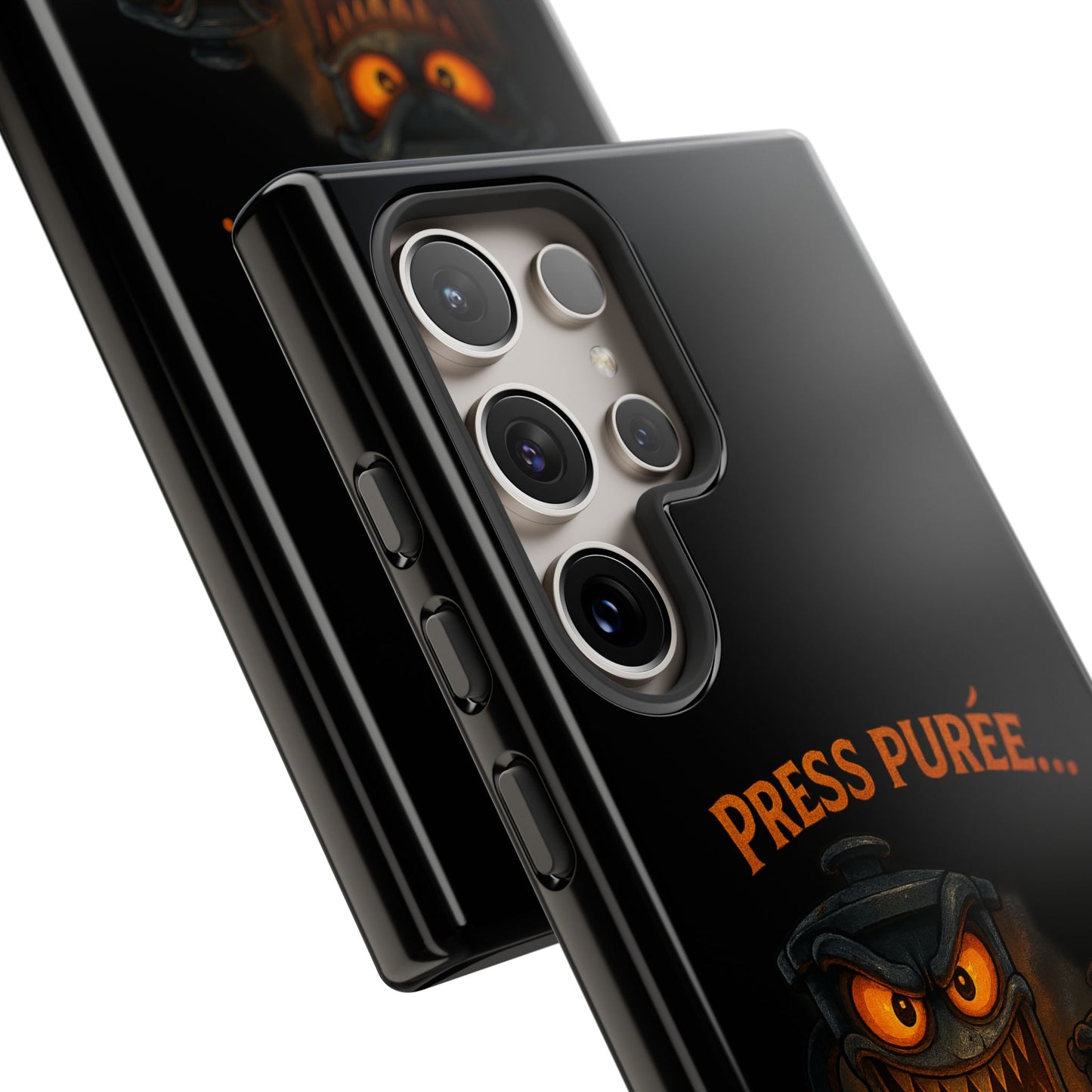 Phone Case - 'Press Purée...and Pray' Halloween Horror Protective Cover