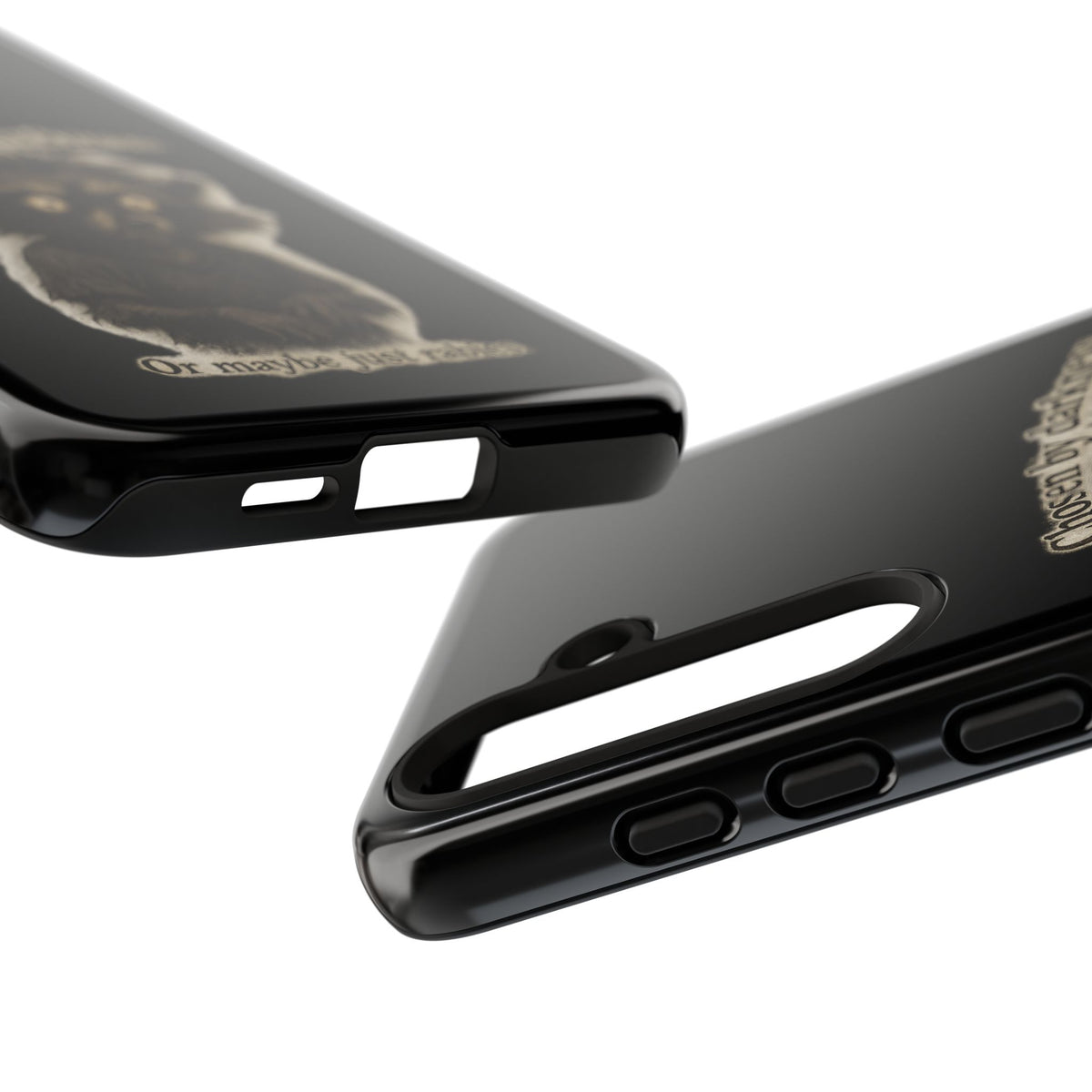 Phone Case - "Chosen by Darkness (Or Maybe Just Rabies)" Cute Creepy Retro Creature Protective Case