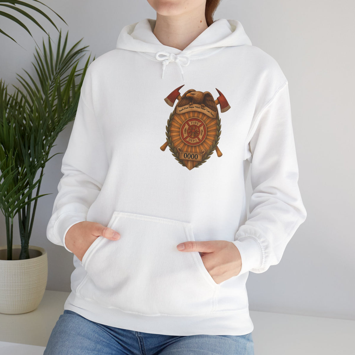 Heat of Danger Firefighter Hoodie